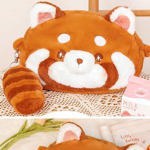 Panda Plush Shoulder Bag | Women Shoulder Bag Crossbody Bag Lolita School Bag